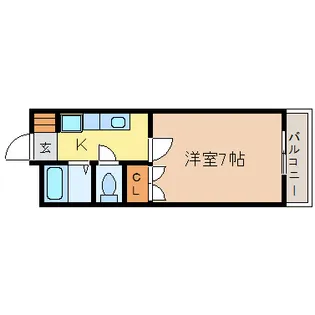 パシフィックモナーク【2階】の間取り