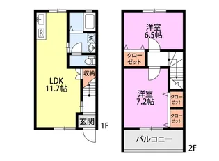 ヒルズ代官山I【1階】の間取り