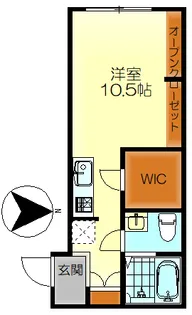 COLLINA呉本通【1階】の間取り