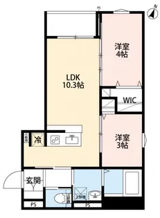robot home 亥鼻(ロボットホーム イノハナ)【2階】の間取り