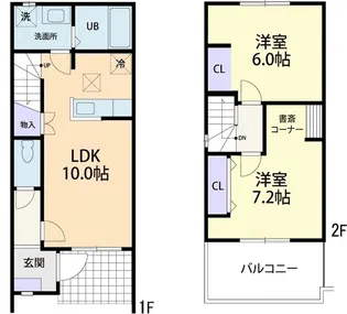 Villa Corretto(ヴィラ コレット)【1階】の間取り