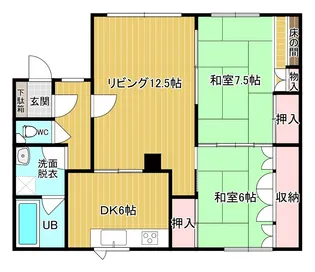 ポフレ【1階】の間取り