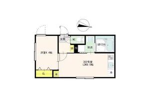 Le Repos 西新井【3階】の間取り