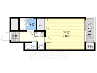 モンテ新大阪【9階】の間取り