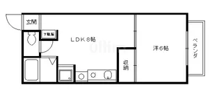 セジュールコスモスA棟【2階】の間取り