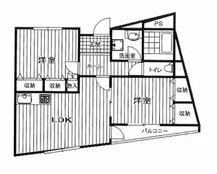 ノーブル千里【2階】の間取り