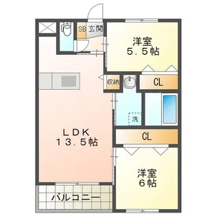 エミレーツ【1階】の間取り