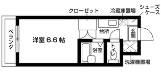 サニーヴェント国分寺【4階】の間取り