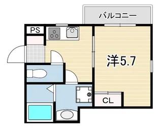 レクエルド立花【2階】の間取り