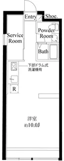 サンブライト千川【4階】の間取り