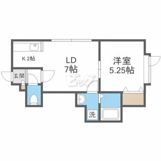 フォート・デルッシ4・1【2階】の間取り