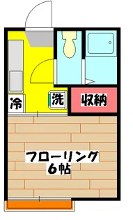セイントパル望月【1階】の間取り