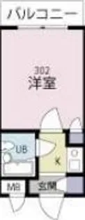 クロノス八王子台町【4階】の間取り