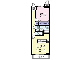 UNITE SOEMO【2階】の間取り