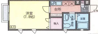 サン・ターニップ【1階】の間取り