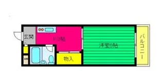 ドミール今井【3階】の間取り