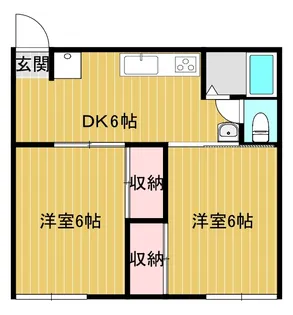 サンヴェール池田B【1階】の間取り