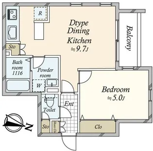 グランドレジデンス目黒【3階】の間取り