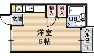 プチライフニシノ【2階】の間取り