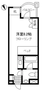 グレース成城I【2階】の間取り