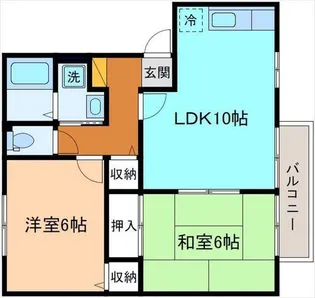 オルゴール・ハイム【1階】の間取り