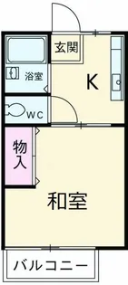 カーサメントピノ【2階】の間取り