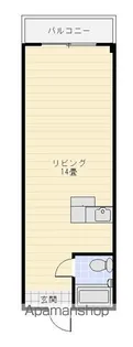 ロックバレー大野【1階】の間取り