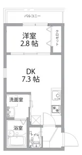 メゾンKPC「東須磨」駅 徒歩4分【1階】の間取り