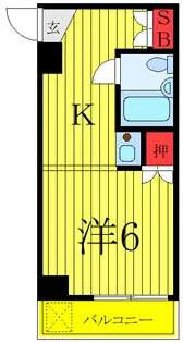 グラン・パレ北千住【2階】の間取り