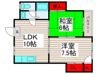 T&P パークサイド【3階】の間取り