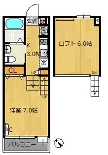 St.Village 西船【1階】の間取り