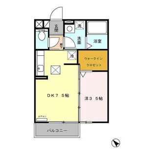 seaside WEST【1階】の間取り