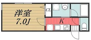 ラ・ルーナ新検見川【2階】の間取り