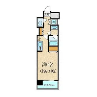 東京都品川区西五反田8【マンション】の間取り
