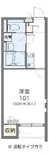 クレイノ鶴ヶ浜【1階】の間取り
