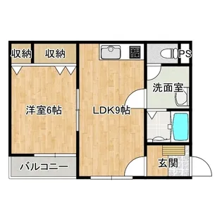 コミュニティマンション身延【3階】の間取り