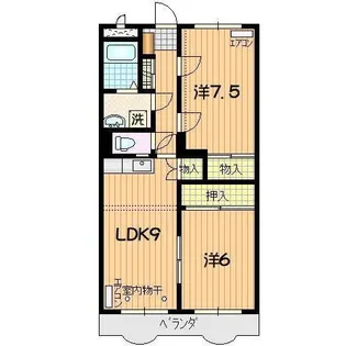 ピソシグロ【2階】の間取り