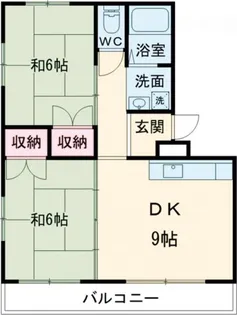 メロディハイツ下村I【2階】の間取り
