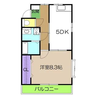 さんさんハウス【2階】の間取り