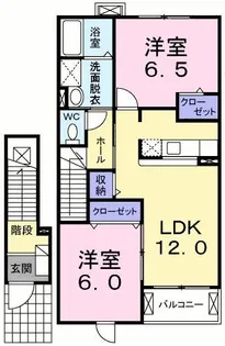 ベラヴィスタC【2階】の間取り