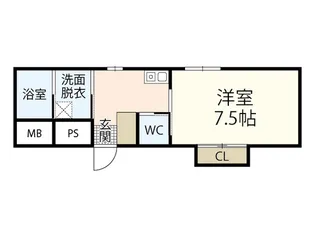 FS BLDG【2階】の間取り