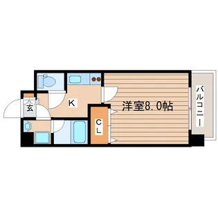 しゃとれ山手町【2階】の間取り