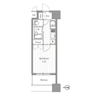 プライマル森下【14階】の間取り