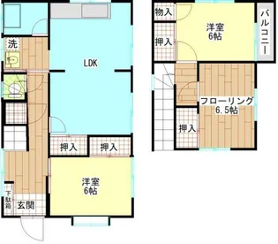 東京都八王子市下恩方町【一戸建】の間取り