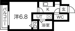 サンライズ支倉町【3階】の間取り
