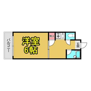 モリビル京橋【4階】の間取り