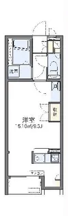 レオネクストアベンチュリン【2階】の間取り