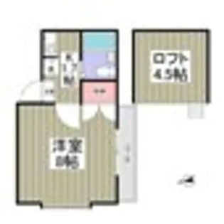 エスペラントイケダ【2階】の間取り