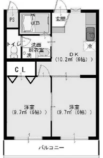 埼玉県熊谷市妻沼【マンション】の間取り