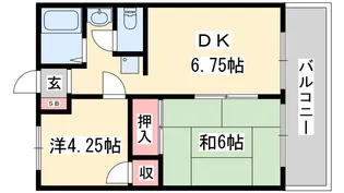 サンシティイシザワ【2階】の間取り